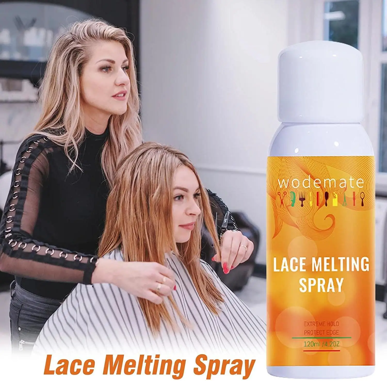 

Melting Spray for Lace Wigs Invisible Lace Glue Spray Temporary Holding Melting Spray For Sensitive Skin Toupee Frontal Wigs