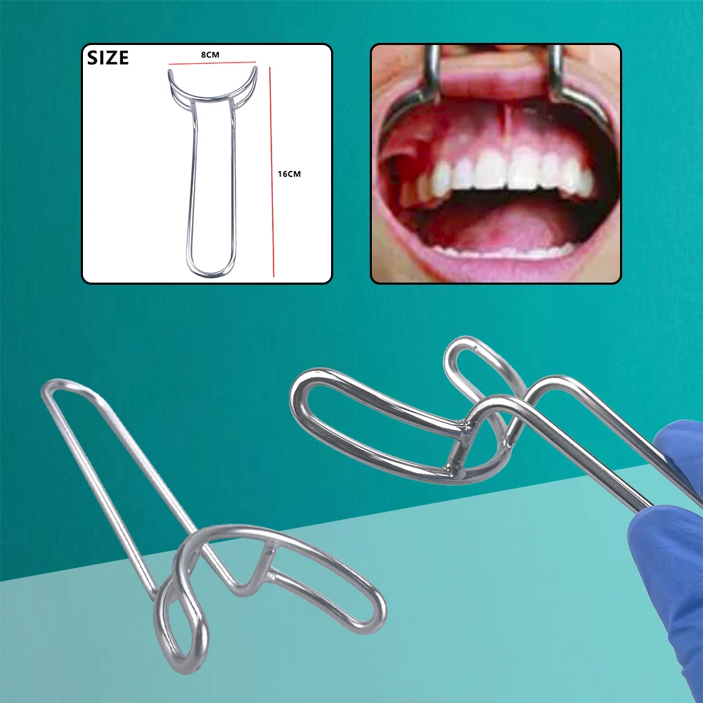 

High Quality Autoclavable Dental Orthodontic Lip Cheek Retractor Stainless Steel Mouth Opener Tool for Oral Surgery Set