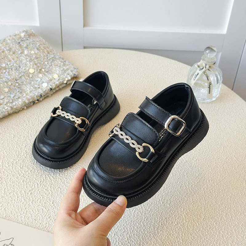 School Uniform Shoes for Children 2026 New Autumn Toddler Dress Shoes Soft Sole Classic Simple Kid School Mary Jane Flats Age5-8
