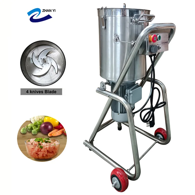 

Vegetable Crusher Machine Fruit Juicer Avocado Cashew Nut Chopper Stainless Steel Carrot Pulp Restaurant Onion Chopping Grinder