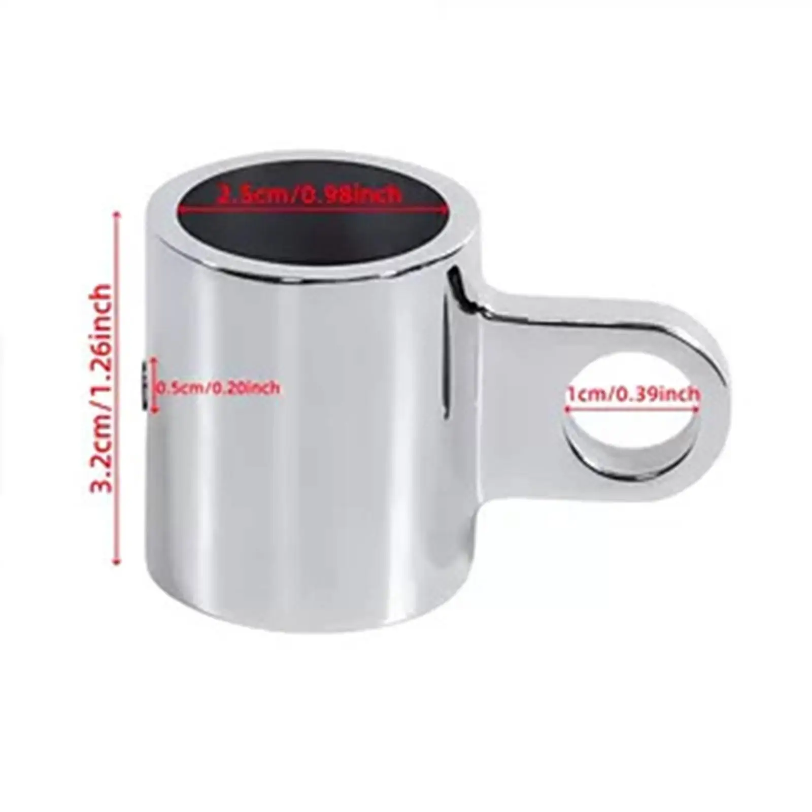 

Универсальный соединитель для морских труб из нержавеющей стали, 1 дюйм, с шарнирной скользящей защелкой для крепления тента на лодке