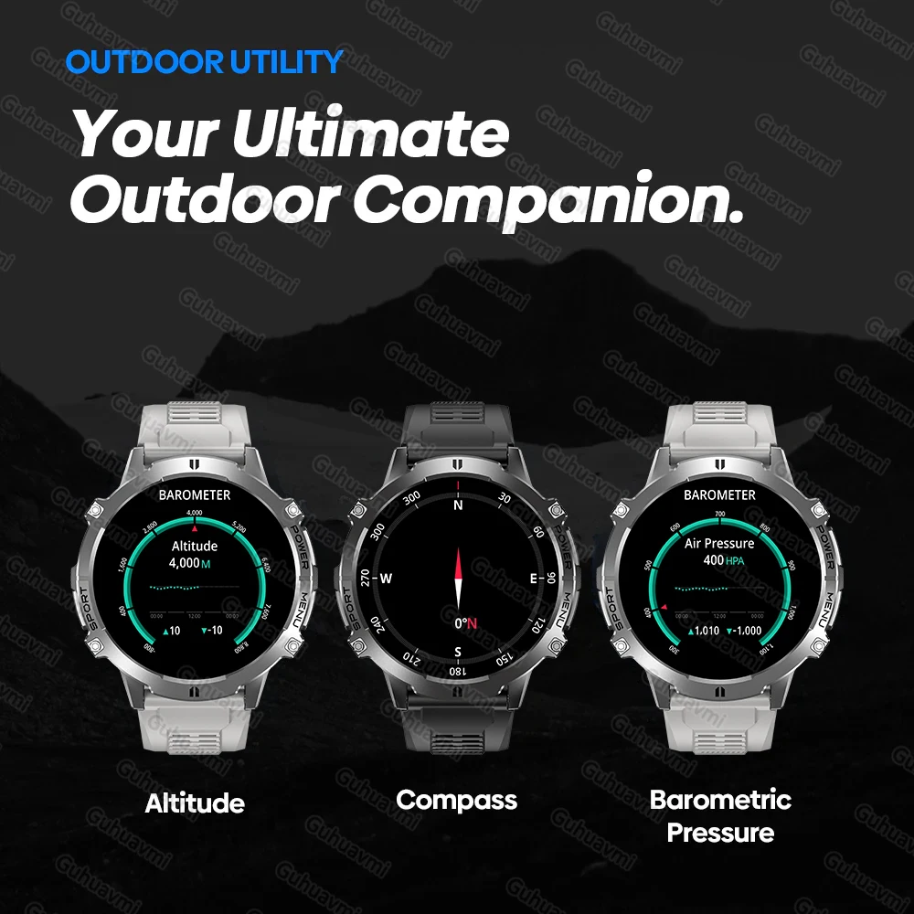 2025 original tanque t3 ultra gps relógio inteligente masculino 10atm à prova dwaterproof água smartwatch hd amoled 1000mah fitness t-rex 3 relógios eletrônicos