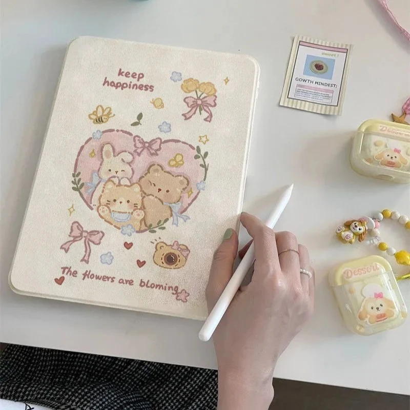 Rotação de 360 graus capa inteligente para samsung tab s7 s8 s9 11 plus a8 10.5 Polegada lápis caso tab a9 8.7 s10 s9 12.4 Polegada dos desenhos animados