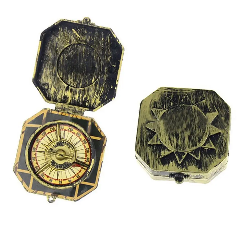 

Compass Toy Pirate Accessories Halloween Theme Captain Costume Toy Hallowmas Party Toy Compass Treasure Box Pirate Theme Toy