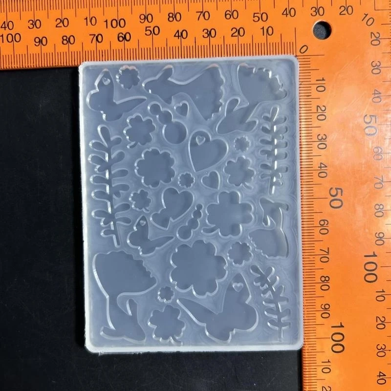 

Filling Materials Resin Mould Silicone Hollow Shaker Fillers Mould Jewelry Making Mold for Epoxy Casting Craft