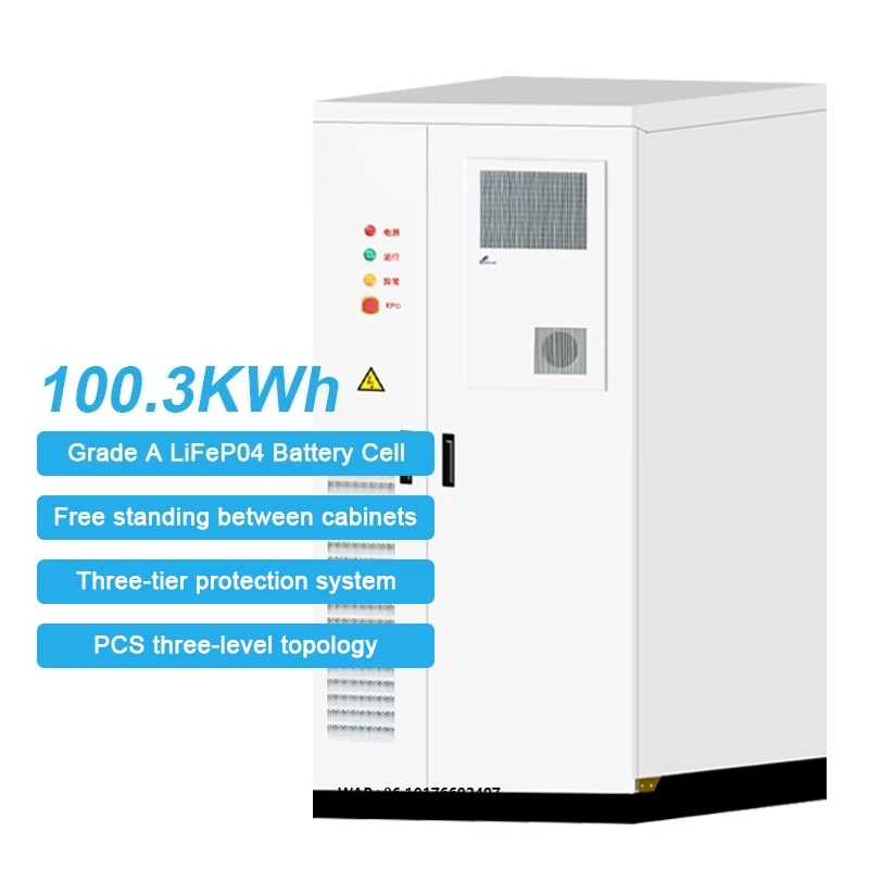 

High Voltage LiFePO4 Battery Energy Storage System 100KWh Solar Hybrid Inverter Outdoor Waterproof Cabinet Industrial Commercial