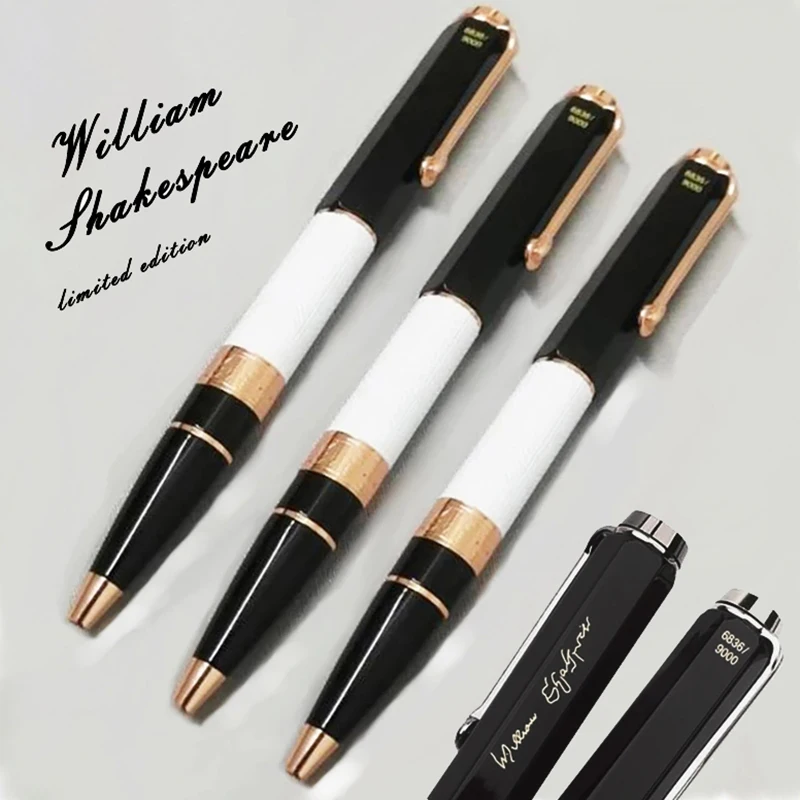 

Luxury Great Writer William Shakespeare Gift M Rollerball Ballpoint Pen Writing Smooth With Serial Number 6836/9000