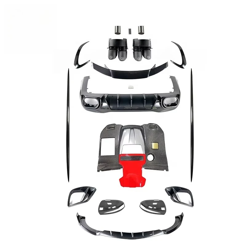 GT-CLASS  X290 GT63 Style Full Set Matches Facelift Upgrade to G63 Car Body Kits Parts 2019 Year+