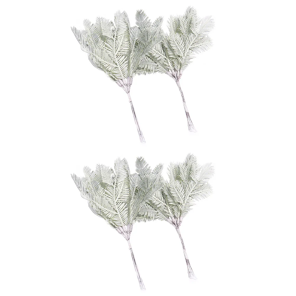 

4pcs Artificial Leaves Simulation Plant Diy Succulent Decorative Plastic Plant Fake Plants For Home Decor Green Leaf