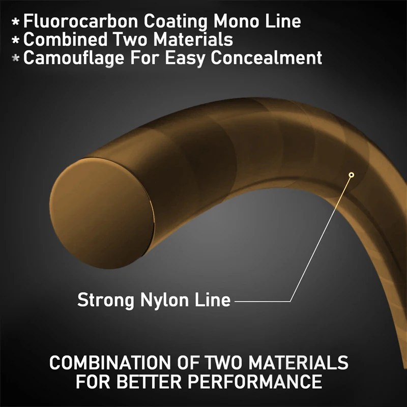 Zukibo Sedal Invisible Recubierto Fluorocarbono Monofilamento - imagen 5