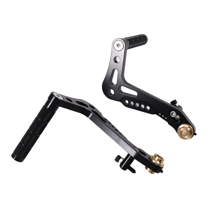 دواسات دواسة الفرامل أوتاد القدم قابلة للتعديل لسباق القدم لدواسات كارت الذهاب مناسبة لدراجة نارية عربة الذهاب