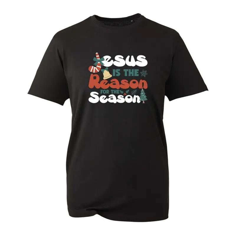 

Jesus Is The Reason For Season Christmas T Shirt Xmas Stick Top