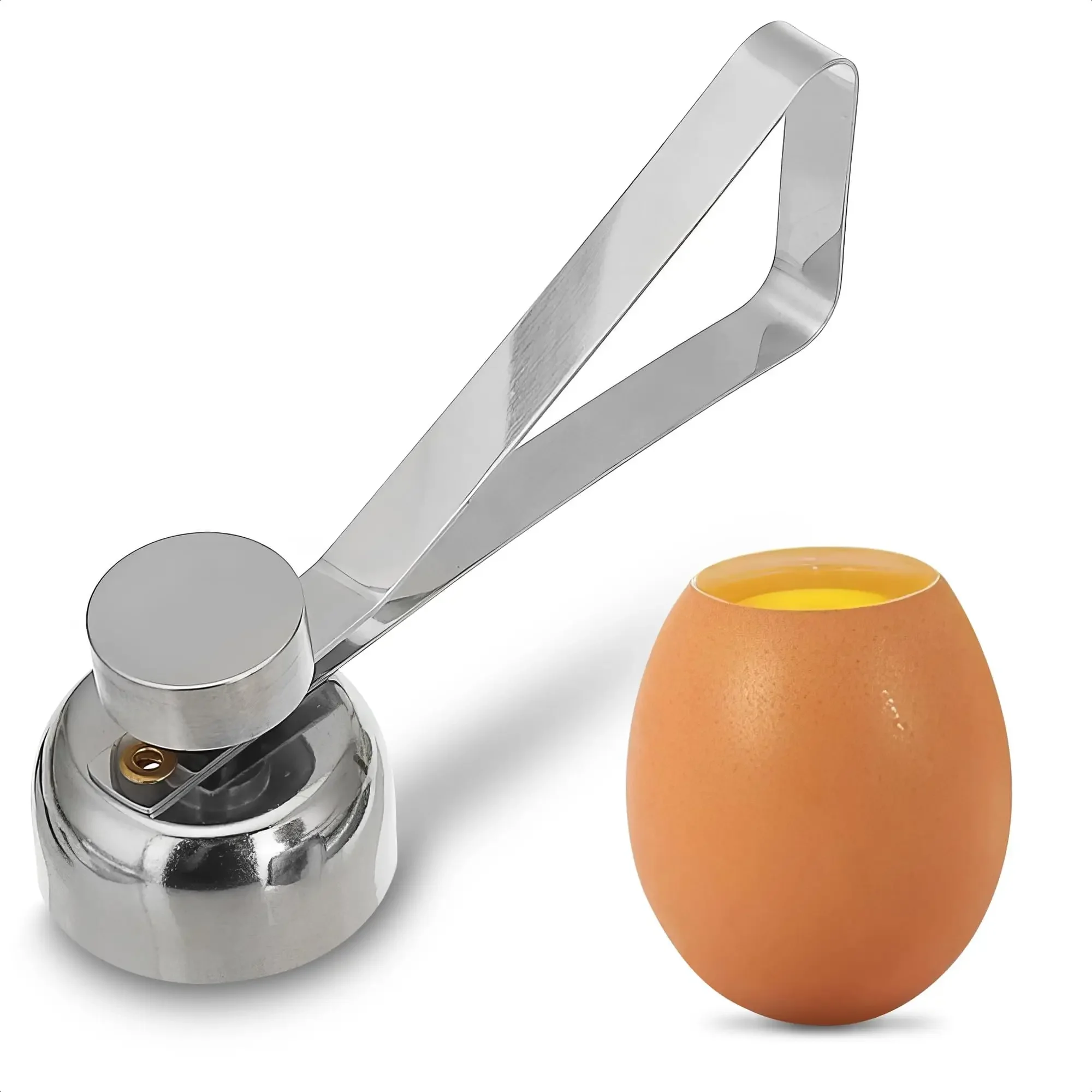 Stainless Steel Egg Cracker Tool - Egg Cutter Tool Eggs Cracker Tool for Kitchen Gadgets Резак Для Яиц Cortador De Huevos