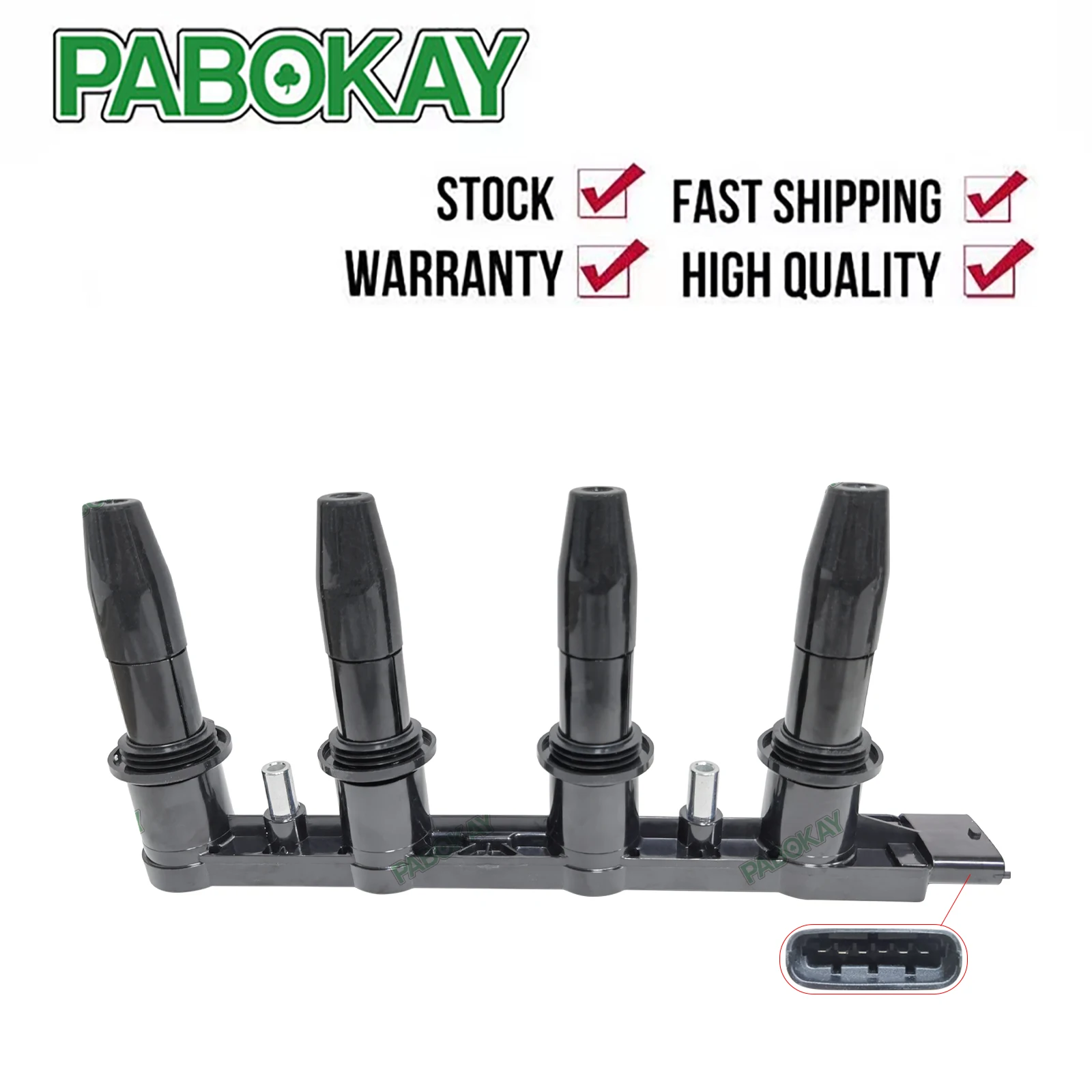 

6 Pin Ignition Coil Pack For Vauxhall Astra H 1.6 1.8 (2005-2010) 10458316 95517924 71739725 7173725 71744369 1104082 1208021