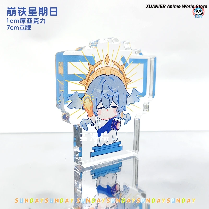 موضوع الأحد هونكاي: ستار السكك الحديدية سميكة الاكريليك الطوب حامل نموذج لوحة لعبة سطح المكتب ديكور حلية الدائمة علامة تأثيري