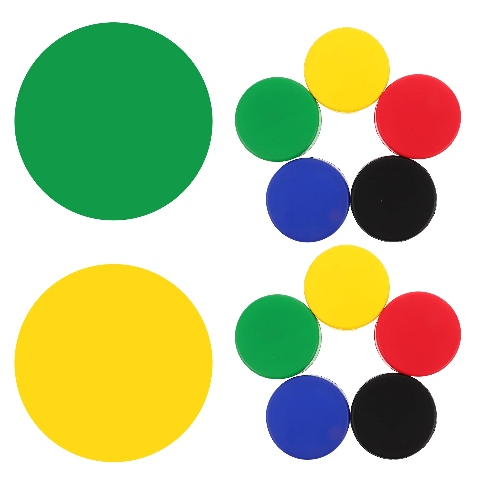 12 قطعة من كرات الهوكي من مادة البولي يوريثين خفيفة الوزن وآمنة للأطفال المبتدئين، ممارسة تدريب الارتداد الممتازة، عفريت الهوكي #1