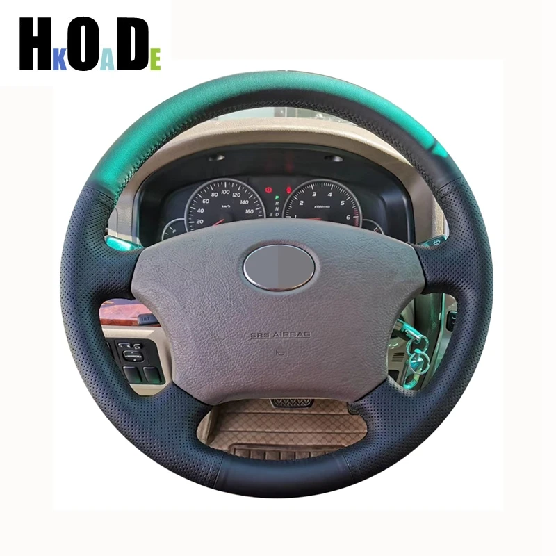 

Car Steering Wheel Cover For Toyota Land Cruiser Prado 120 2004-2009 Land Cruiser 1995-2007 Tacoma Hilux Volant 2005 2006