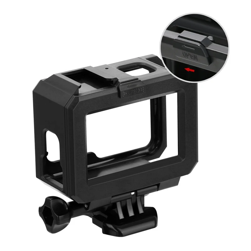 กรอบกรณีตัวป้องกันเชลล์ + ฐานสกรูเดี่ยวอุปกรณ์เสริมสําหรับ GoPro 10 11 12