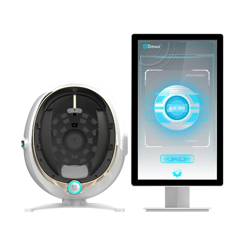 YYTINMagic آلة مرآة لمحلل الوجه 3D Bitmoji Analyzer مع توصيل WIFI بشاشة كبيرة