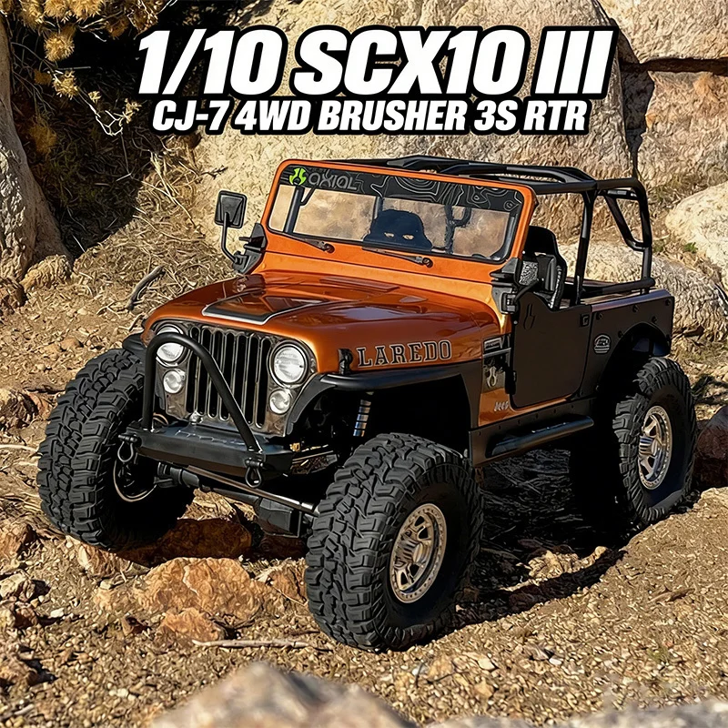 

AXIAL 1:10 SCX10 III CJ-7 V2 Sell Well 4WD Brushed 3S Simulation Model Remote Control Climbing Car RC Off-Road Vehicle 03008V2