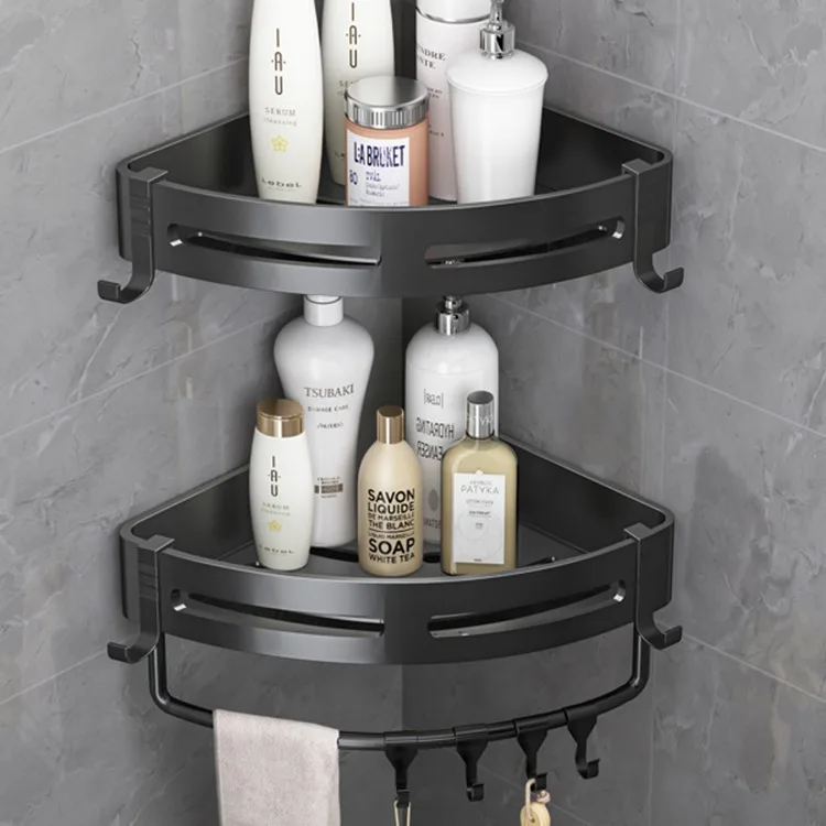 

Треугольная полка для унитаза и ванной комнаты без перфорации, туалет, настенный стол для мытья, настенный стол для хранения ванны