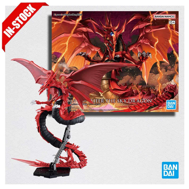 

In Stock Genuine Bandai Hobby Site Model FRS Amplified Egyptian God Slifer the Sky Dragon Assembly Action Figure Anime Toys Gift
