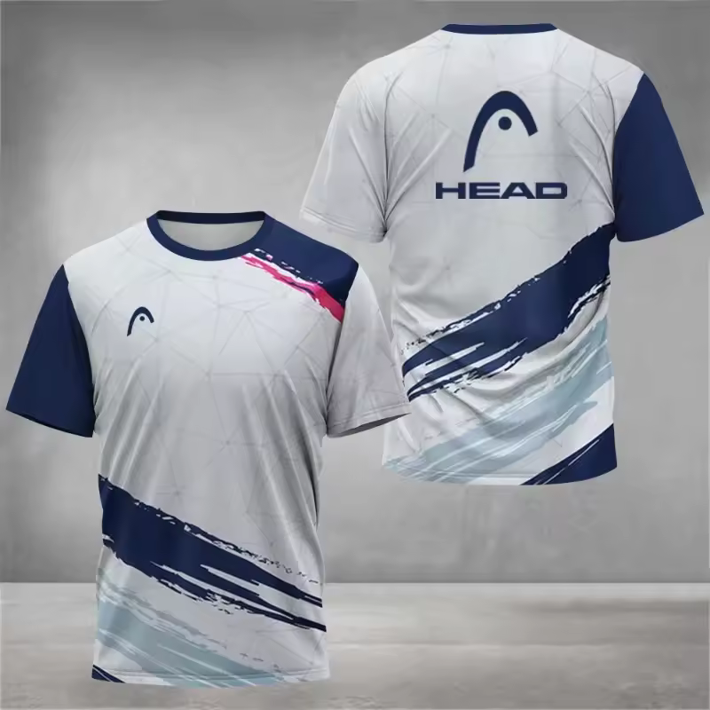 Summer Breathable Mens T Shirt Outdoor Badminton Table Tennis Jersey O Neck Short Sleeve Loose Top New Mountaineering Clothing - Image 4