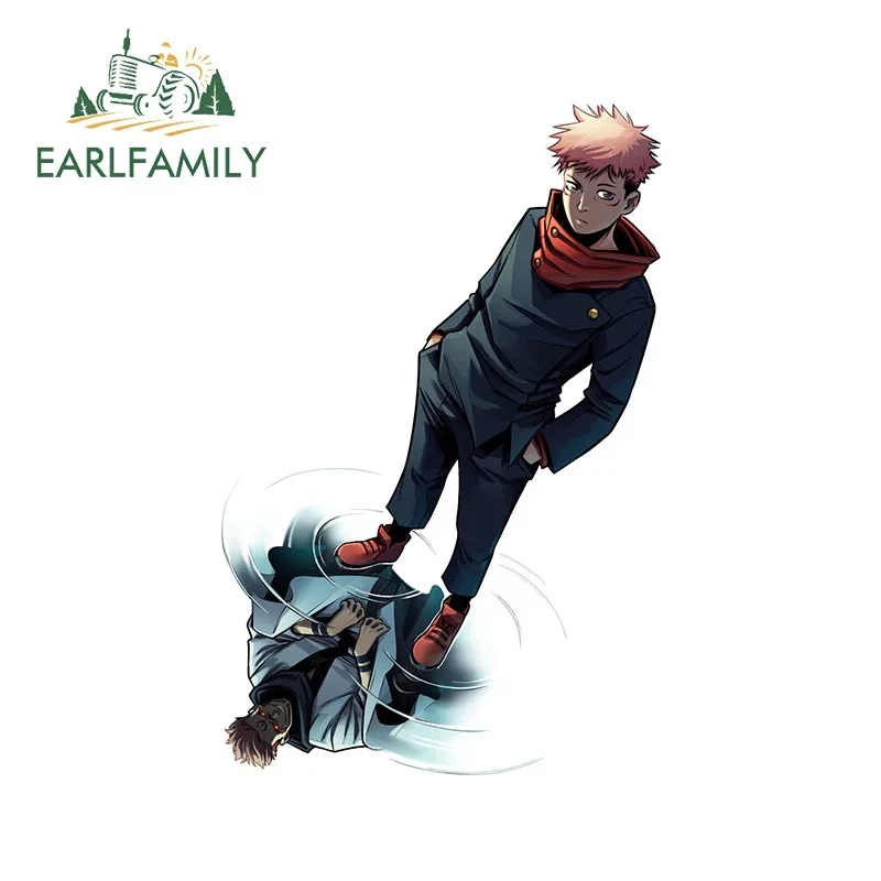 EARLFAMILY 13cm x 8.5cm Sukuna Reflection in Water Car Sticker Surfboard Snowboard Decals Graphics Camper Motorcycle Car Goods