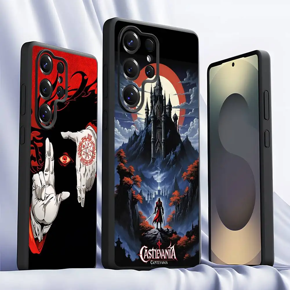 Funda de teléfono C-Castlevania Game para Samsung S series s20 s21 s22 s23 s24 FE Plus Ultra TPU funda suave para agradable a la piel