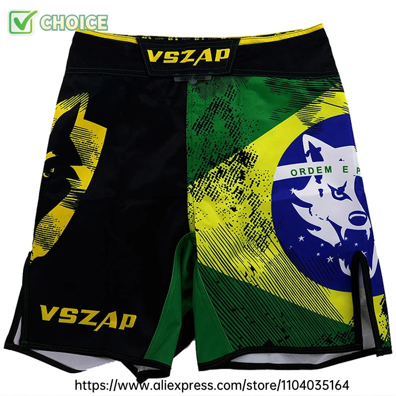 VSZAP Kampftrainingsshorts Mixed Martial Arts Brazilian Jiujitsu MMA Hosen Herren Muay Thai Boxen Fitness Sanda Grappling Shorts