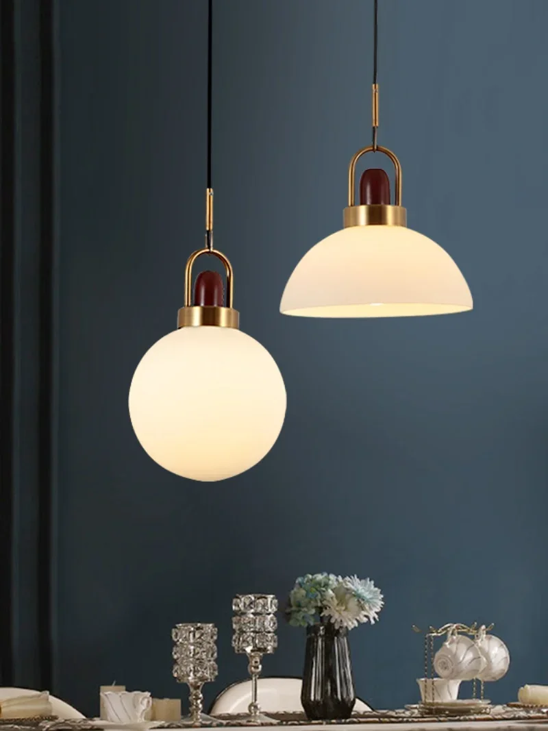 Modern Nordic Glass Pendant Lights Fixtures for Dining Room Bar Restaurant Deco Hanging Lamp Bedside Suspension Lighting