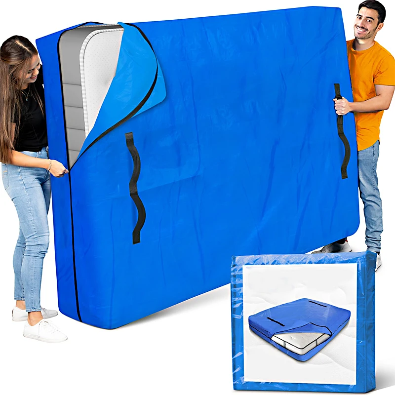 

Mattress Bag for Moving and Storage Waterproof Reusable Mattress Storage Cover with Handles and Zipper Twin Full Queen King Size