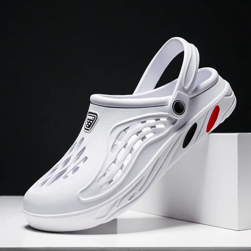 

Couple’s Summer plus size Outdoor Hole Shoes Fashion Casual Men and Women Breathable Non slip Lightweight Comfort Beach Sandals