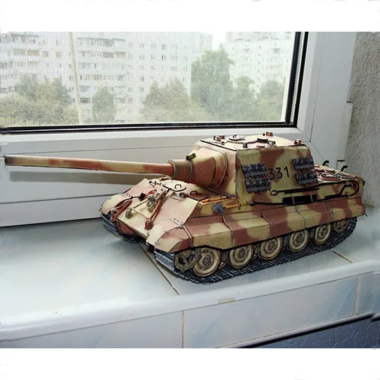 

Масштабная модель немецкого тяжелого истребителя танков Jagdtiger 1:25, набор для самостоятельной сборки, для фанатов World of Tanks, историческая военная поделка, подарок для любителей хобби