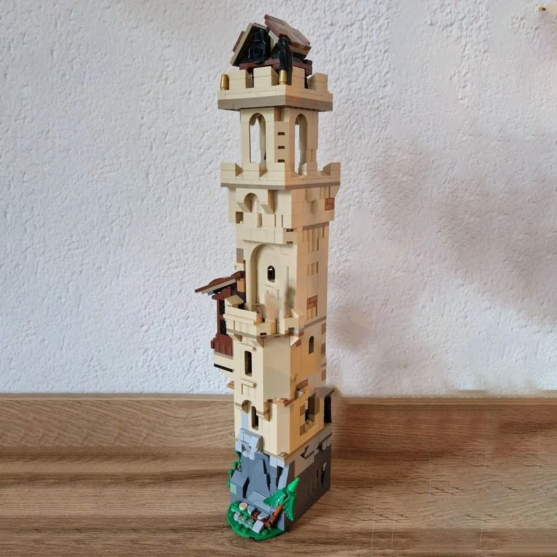 594 قطعة MOC Cliffside المنارة هاري نموذج اللبنات العمارة لتقوم بها بنفسك اللعب الإبداعية هدية الكريسماس فكرة للأطفال #2