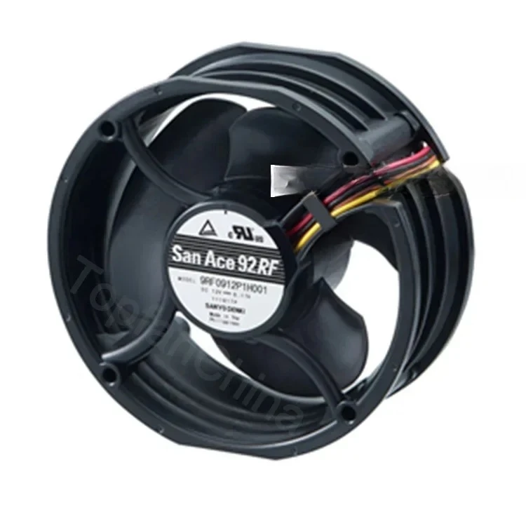 

2pcs San Ace 9RF0912P1H001 9RF0924P1H001 reversible flow fan 92x38mm 9238 12v dc axial cooling round