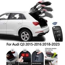 Electric Tailgate For Audi Q3 2015 2018-2023 Refitted Tail Box Intelligent Electric Tail Gate Door Power Operated Trunk Opening