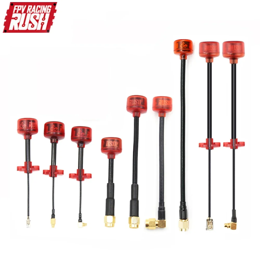 

RUSHFPV RUSH Cherry FPV 5.8G Antenna LHCP RHCP SMA MMCX UFL IPEX Long Range Connector Adapter Stubby For RC Racing Drone Goggles