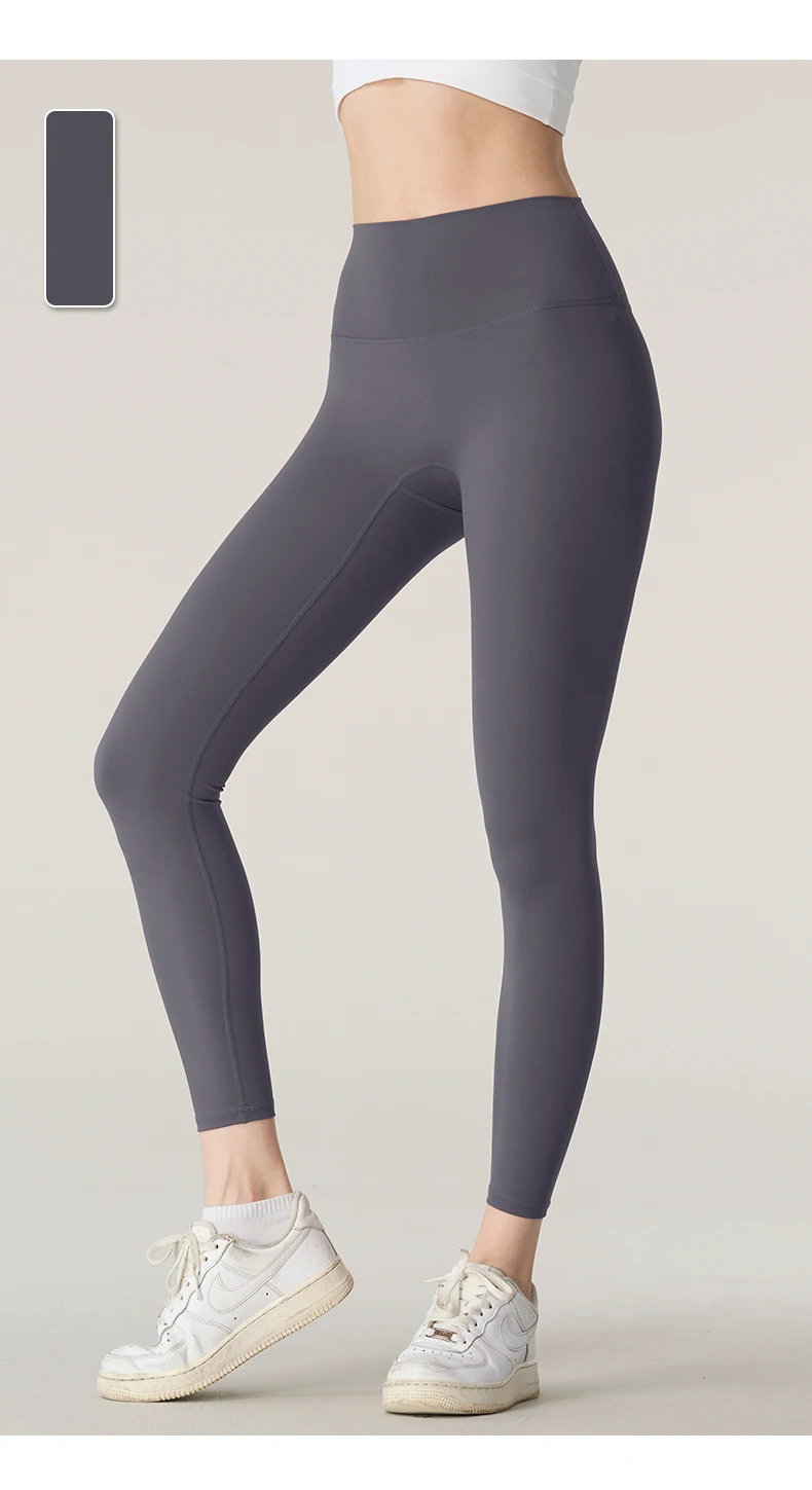 Hochgeschnittene Yoga-Leggings für Damen, ideal für Sommer-Workouts, hohe Elastizität, atmungsaktiv, formgebend, für Laufen, Outdoor-Aktivitäten, Freizeit, Radfahren und Yoga. – Detail 20