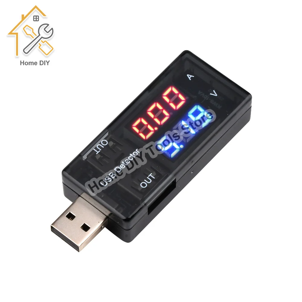 Dual USB Current Voltage Charging Detector Tester Battery Voltmeter Sturdy Ammeter Charger Tester