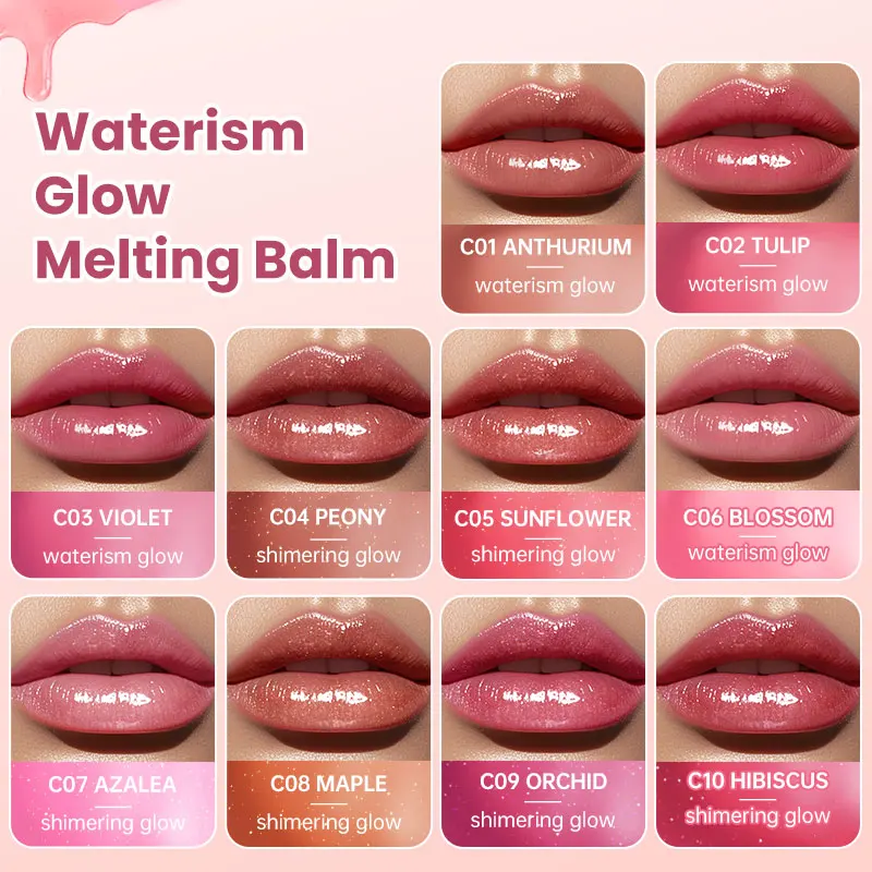 CATKIN GLOSSY LIP BALM Bálsamo labial hidratante en 6 colores vibrantes Hidratar, proteger y calmar