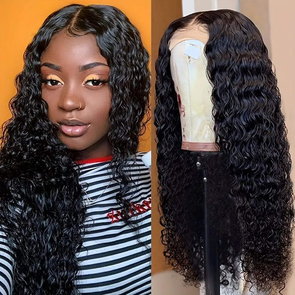 Curly hd lace front human hair wig 13x6 deep wave glueless wig human hair 30 40 inch brazilian wigs on sale for women choice