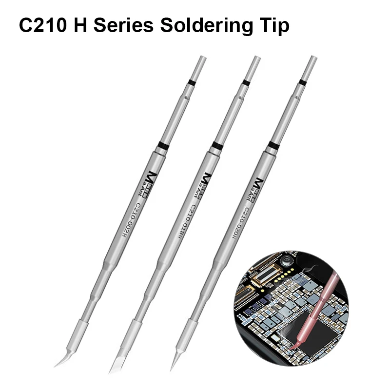 MAANT C210 H Series Integrated Heating Core Soldering Tip Heat Fast Antioxidant Multilayer Plating Process Soldering Tip