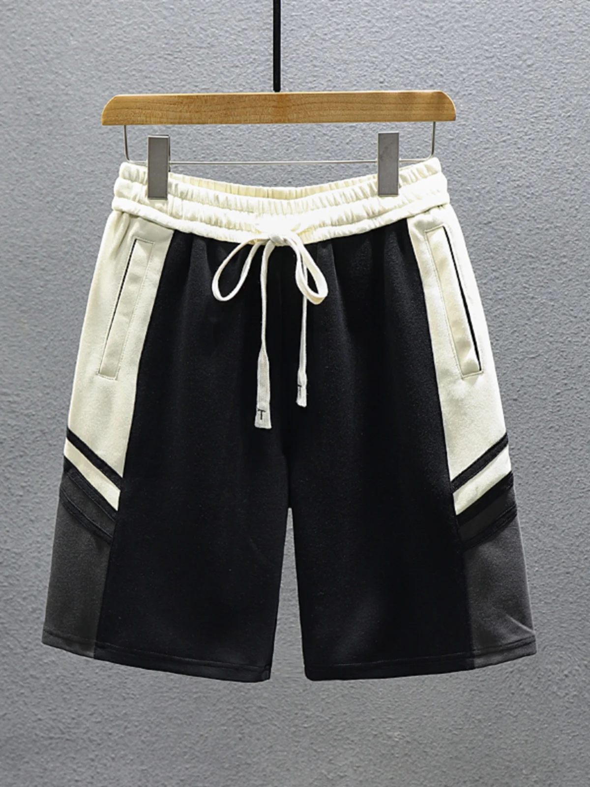 

Color Blo Knitted orts Men's Summer Casual Loose Fit Youthful Sle Cotton Polyester Blend Straight Leg Casual Pants