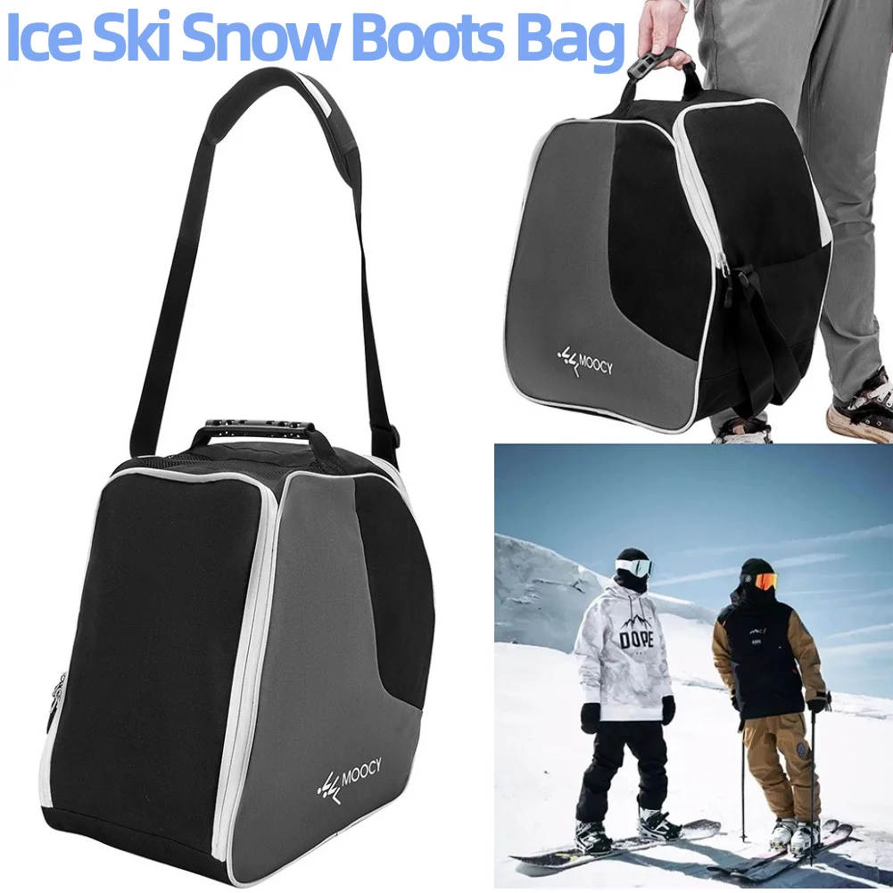 Portable Outdoor Winter Ski Equipment Storage Bag Adjustable Professional Ski Organizer Waterproof for Ski Helmet Goggles Gloves