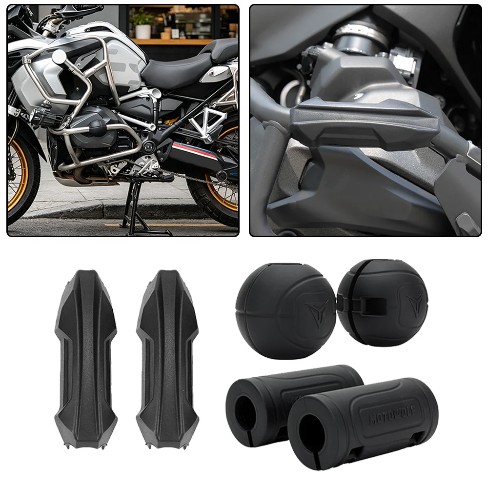 Image of 25MM Universal Motorrad-Sturzbügel für BMW R1250GS R1300GS R1200GS F850GS F800GS F750GS Crash Bar Block Motorschutz