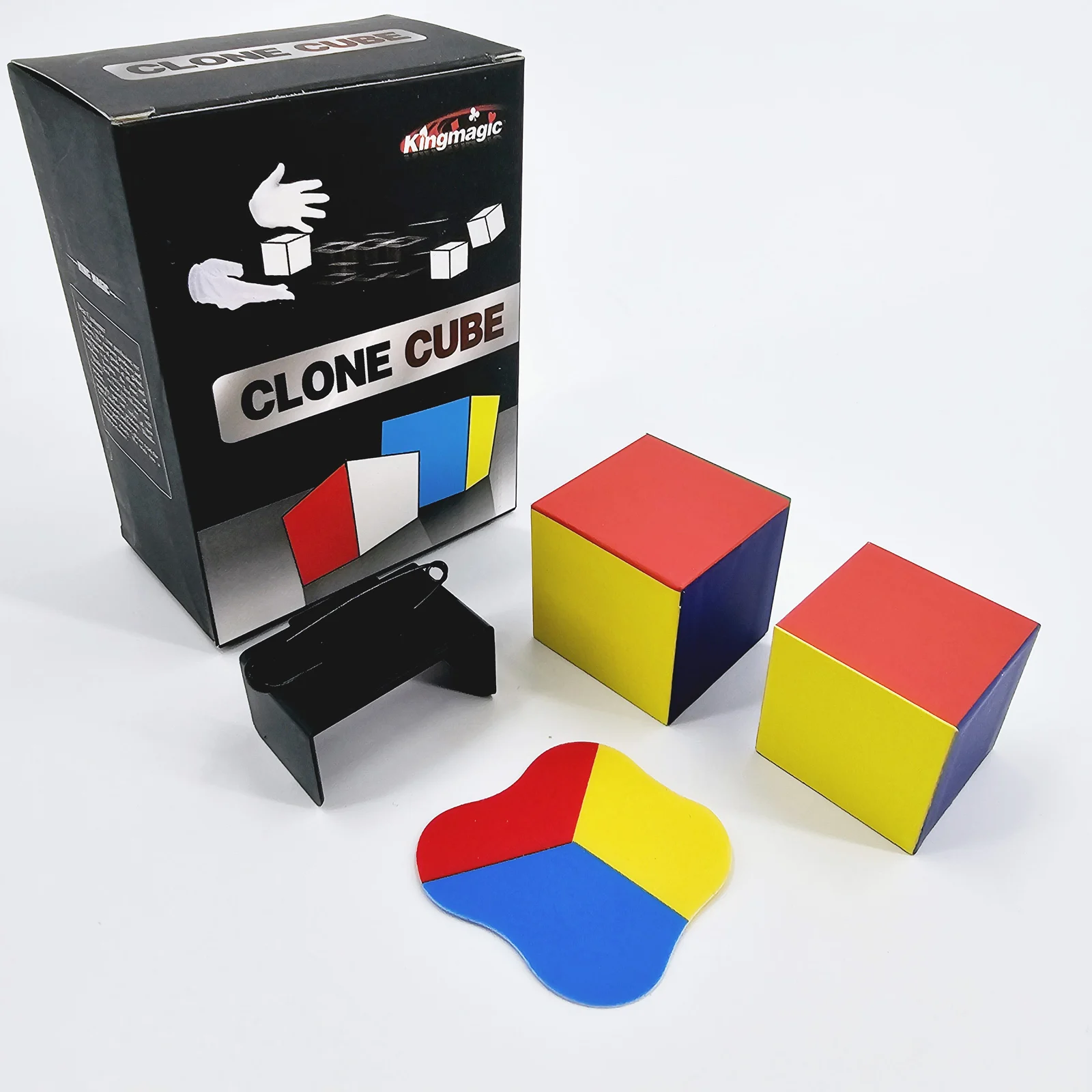 Flattened Cube Magic Tricks Singular Clone Cube Funny Magic Props Promotional Gfit Toy Magia Magician Mentalism Accessories