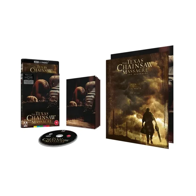 The British Version of Arrow 4K Blu-ray The Origin of the Texas Chainsaw Massacre