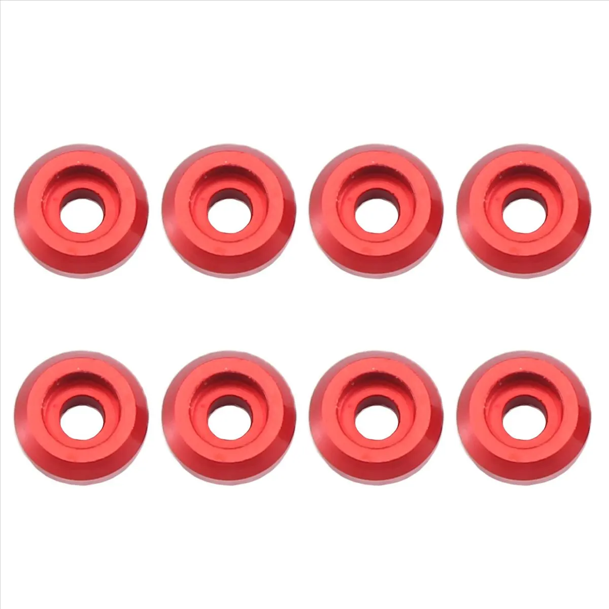 ABPF 8Pcs Metal Connecting Rod Gasket Shim Washer Rest for C14 C24 C34 C44 MN D90 D91 D99S RC Car,Red