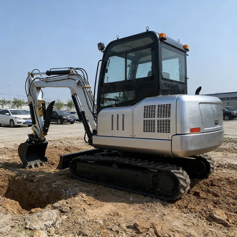 Mini Excavator 1.7 Ton Compact Crawler Bagger With Low Noise Level For Urban Work High Quality Hydraulic Small Digger Bagger